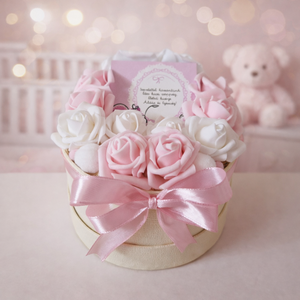  Babaköszöntő virágbox-lánynak - otthon & életmód - virágdekoráció - virágok - virágbox - Meska.hu