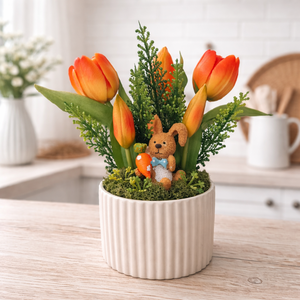   Húsveti dísz nyuszival - Meska.hu