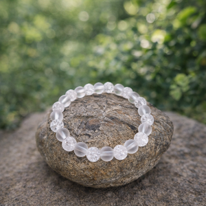 Csodás hegyikristály ásvány karkötő, Ékszer, Karkötő, Gyöngyös karkötő, , MESKA