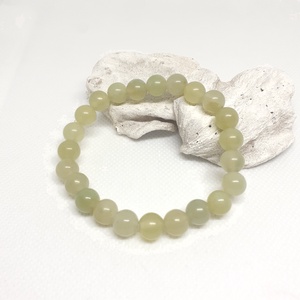 Jáde ásvány karkötő - ékszer - karkötő - gyöngyös karkötő - Meska.hu