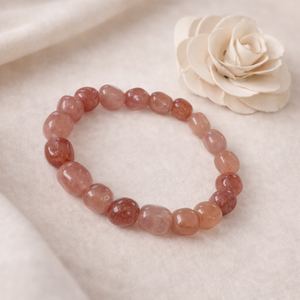 Eperkvarc ásvány karkötő, Ékszer, Karkötő, Ásványkarkötő, Ékszerkészítés, MESKA