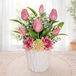 Tavaszi tulipános asztaldísz II. - Meska.hu