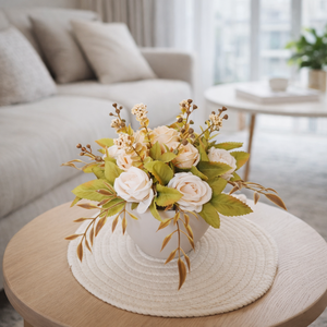 Asztaldísz rózsákkal, Otthon & Életmód, Virágdekoráció, Virágdíszek, Asztali virágdísz, , MESKA