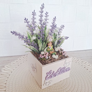 Levendulás dekoráció - otthon & életmód - dekoráció - asztal és polc dekoráció - asztaldísz - Meska.hu