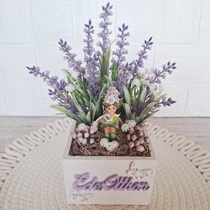 Levendulás dekoráció - otthon & életmód - dekoráció - asztal és polc dekoráció - asztaldísz - Meska.hu