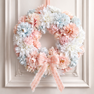 Csupa virágos ajtódísz II. - Meska.hu