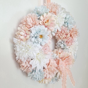 Csupa virágos ajtódísz II. - otthon & életmód - dekoráció - ajtó- és ablak dekoráció - ajtódísz & kopogtató - Meska.hu