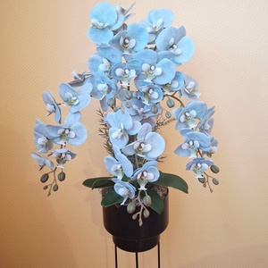 Állványos orchidea dekoráció  - otthon & életmód - virágdekoráció - virágdíszek - virágdísz kaspóban - Meska.hu