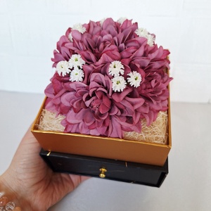 Pénz átadó kalap virágbox IV. - otthon & életmód - papír, írószer - ajándékozás kellékei - pénzátadó doboz - Meska.hu