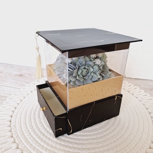 Pénz átadó kalap virágbox II. - otthon & életmód - papír, írószer - ajándékozás kellékei - pénzátadó doboz - Meska.hu