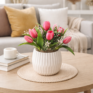 Tavaszi asztaldísz tulipánokkal II. - Meska.hu