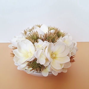 Magnólia tál - otthon & életmód - virágdekoráció - virágdíszek - virágdísz kaspóban - Meska.hu