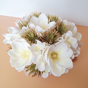 Magnólia tál - otthon & életmód - virágdekoráció - virágdíszek - virágdísz kaspóban - Meska.hu