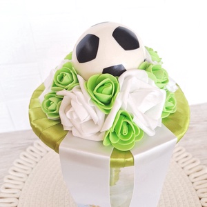 Focis ovis ballagási csokor-zöld - otthon & életmód - virágdekoráció - virágok - virágcsokor - Meska.hu