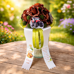 Ovis ballagási csokor-Munkagép - Meska.hu