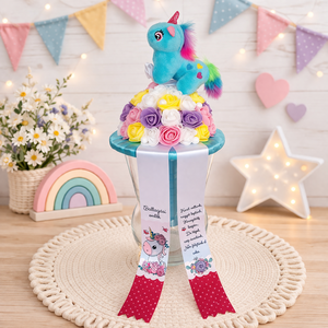 Ovis ballagási csokor plüss unikornissal III. - Meska.hu