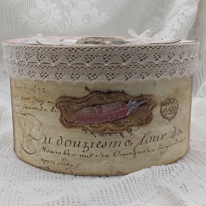 Sisi- Sissi -Erzsébet királyné portréjával díszített kalapdoboz - otthon & életmód - tárolás & rendszerezés - doboz - Meska.hu