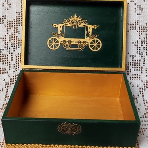 Schönbrunn díszdoboz, teafilter tartó doboz, teás doboz - otthon & életmód - konyhafelszerelés, tálalás - konyhai tárolás - tea & kávé tárolás - Meska.hu