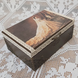 Sisi/Sissi/Erzsébet királyné díszdoboz/teás doboz/kávés doboz/teafilteres - otthon & életmód - dekoráció - asztal és polc dekoráció - díszdoboz - Meska.hu