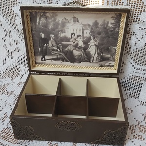 Sisi/Sissi/Erzsébet királyné díszdoboz/teás doboz/kávés doboz/teafilteres - otthon & életmód - dekoráció - asztal és polc dekoráció - díszdoboz - Meska.hu