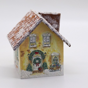 Téli házikó persely - otthon & életmód - dekoráció - asztal és polc dekoráció - persely - Meska.hu