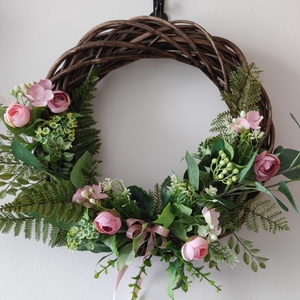 Tavaszi ajtódísz, koszorú - Meska.hu