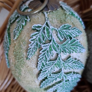 Felakasztható rusztikus húsvéti tojás, Ünnepi díszek, dekorációk, Húsvéti díszek és dekorációk, Húsvéti tojás, hímestojás, Decoupage, transzfer és szalvétatechnika, MESKA