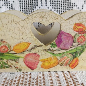 Húsvéti kosárka, tojástartó - ünnepi díszek, dekorációk - húsvéti díszek és dekorációk - húsvéti tojástartó - Meska.hu