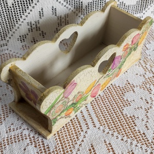 Húsvéti kosárka, tojástartó - ünnepi díszek, dekorációk - húsvéti díszek és dekorációk - húsvéti tojástartó - Meska.hu