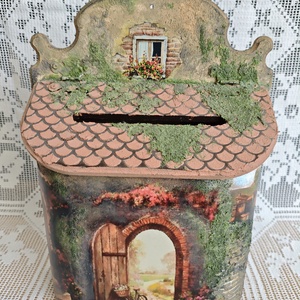Toszkán postaláda-dekoráció, Otthon & Életmód, Ház & Kert, Postaláda, Decoupage, transzfer és szalvétatechnika, MESKA