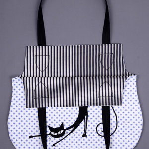 Macskás táska (nagy 4.) -  - Meska.hu