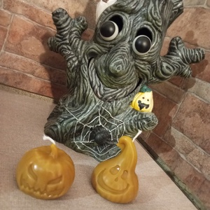 Halloween méhviasz gyertya  - Meska.hu