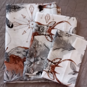 Karácsonyi méhviasz kendő szett, Táska & Tok, Uzsonna- & Ebéd tartó, Szendvics csomagoló, , MESKA