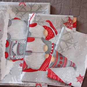 Karácsonyi méhviasz kendő szett - táska & tok - uzsonna- & ebéd tartó - szendvics csomagoló - Meska.hu