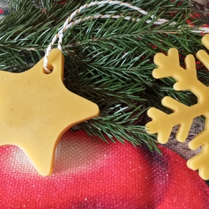 Méhviasz karácsonyfa dísz , Karácsony, Karácsonyi lakásdekoráció, Karácsonyfadíszek, , MESKA