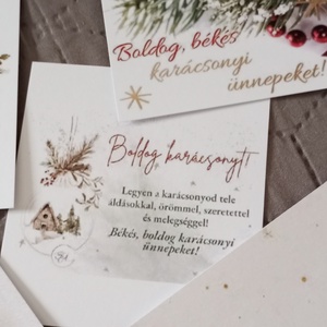 Organza tasakban méhviasz gyertya  - karácsony - karácsonyi lakásdekoráció - karácsonyi illatgyertya, mécses - Meska.hu