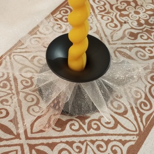 Mécsestartó méhviaszból készült szál gyertyával, Otthon & Életmód, Papír, írószer, Ajándékozás kellékei, Ajándékzsák, csomagolás, , MESKA