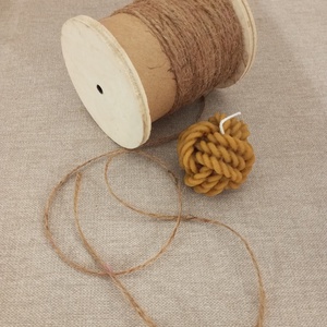 Gombolyag méhviasz gyertya , Otthon & Életmód, Gyertya, illat, aroma, Gyertya, , MESKA