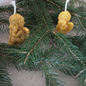 3 Ds angyal gyertya méh viaszból , Otthon & Életmód, Gyertya, illat, aroma, Gyertya, , MESKA