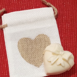 Masnis szív alakú méhviaszos szappan , Szépségápolás, Szappan & Fürdés, Kézműves szappan, , MESKA