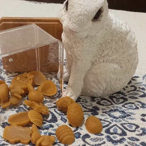 Natúr illatviasz húsvétra méhviaszból , Otthon & Életmód, Gyertya, illat, aroma, Illatviasz, , MESKA