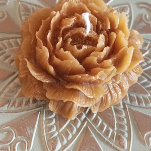 Csillamporos szellőrózsa méhviasz gyertya , Otthon & Életmód, Gyertya, illat, aroma, Gyertya, , MESKA