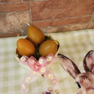 Húsvéti asztal dísz , Ünnepi díszek, dekorációk, Húsvéti díszek és dekorációk, Húsvéti gyertya, , MESKA