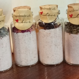 Fürdősó  - szépségápolás - szappan & fürdés - fürdősó, fürdőgolyó, habfürdő - Meska.hu