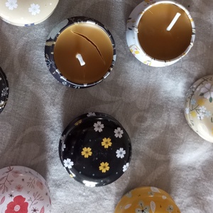 Fém dobozos méhviasz gyertya , Otthon & Életmód, Gyertya, illat, aroma, Gyertya, , MESKA