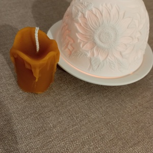 Gyertya alakú méhviasz gyertya  - otthon & életmód - gyertya, illat, aroma - gyertya - Meska.hu