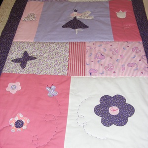 Tündéres patchwork takaró, falvédőnek is alkalmas - otthon & életmód - lakástextil - ágynemű - Meska.hu