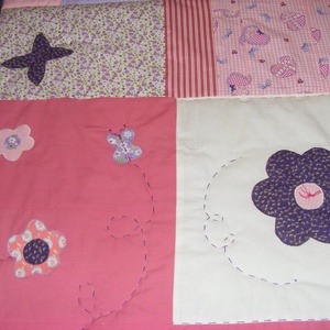 Tündéres patchwork takaró, falvédőnek is alkalmas - otthon & életmód - lakástextil - ágynemű - Meska.hu