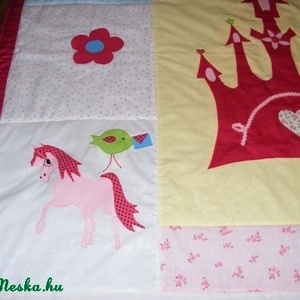 Patchwork takaró, falvédőnek is alkalmas, királylány, hintó kastély - otthon & lakás - lakástextil - falvédő - Meska.hu Patchwork takaró, falvédőnek is alkalmas, királylány, hintó kastély - otthon & lakás - lakástextil - falvédő - Meska.hu