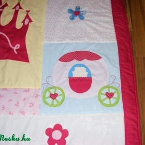 Patchwork takaró, falvédőnek is alkalmas, királylány, hintó kastély - otthon & lakás - lakástextil - falvédő - Meska.hu Patchwork takaró, falvédőnek is alkalmas, királylány, hintó kastély - otthon & lakás - lakástextil - falvédő - Meska.hu